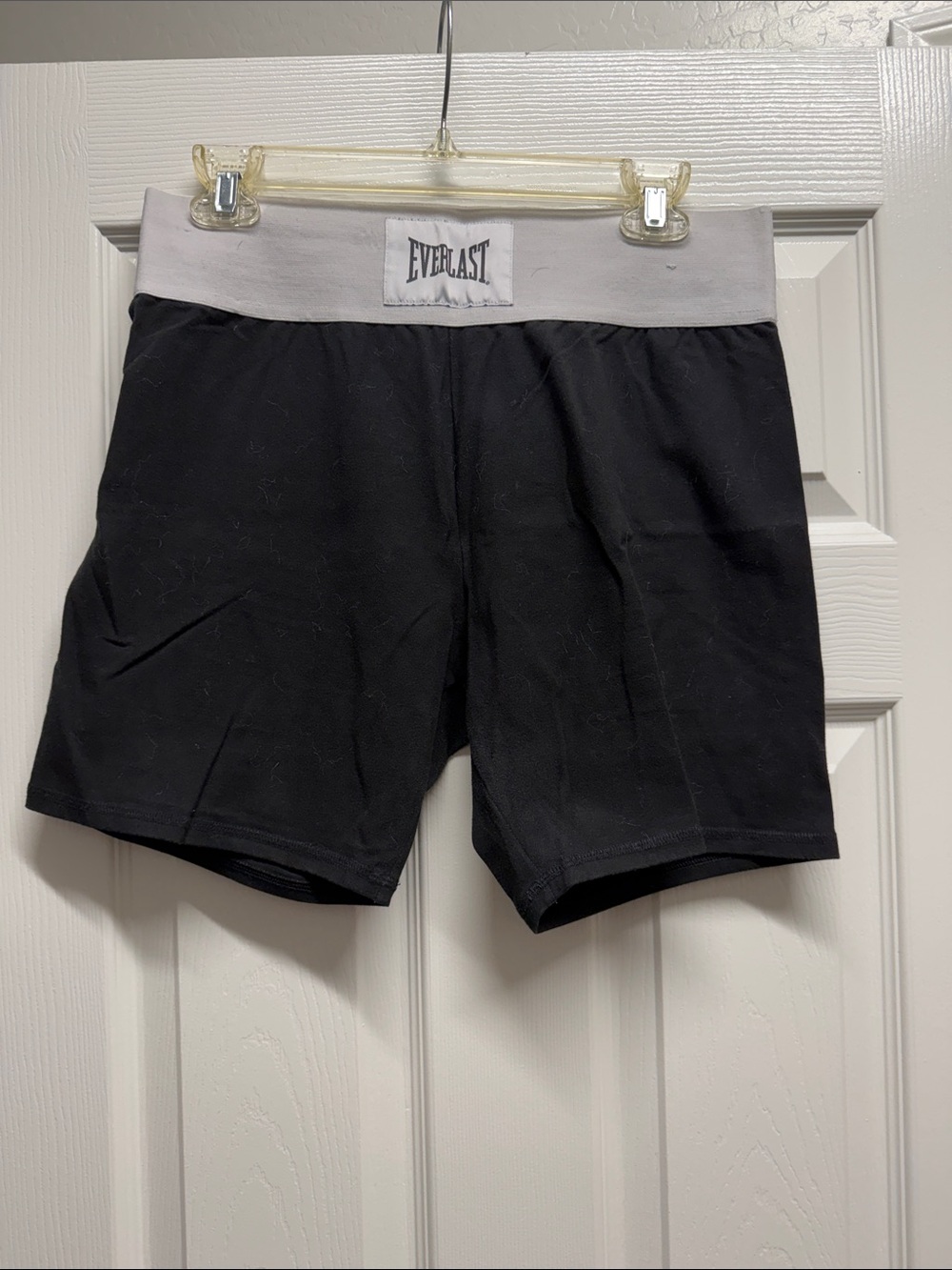 Everlast Black Athletic Shorts with White Waistband